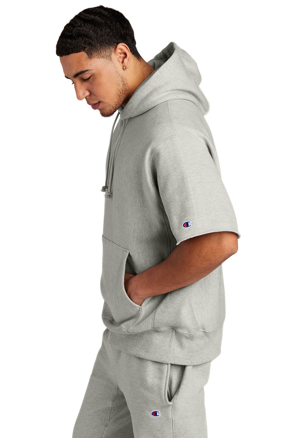 Short Sleeve Hooded Sweatshirt