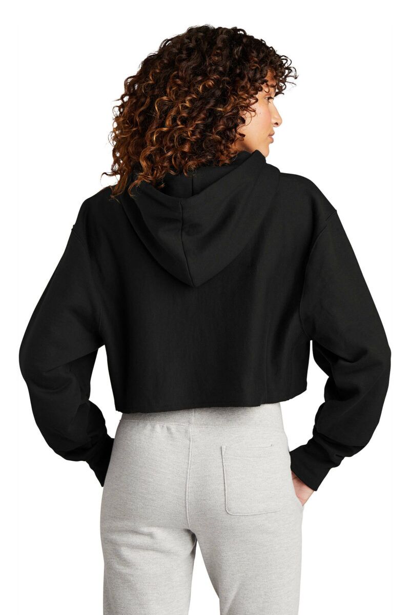 Cropped Cut-Off Hooded Sweatshirt