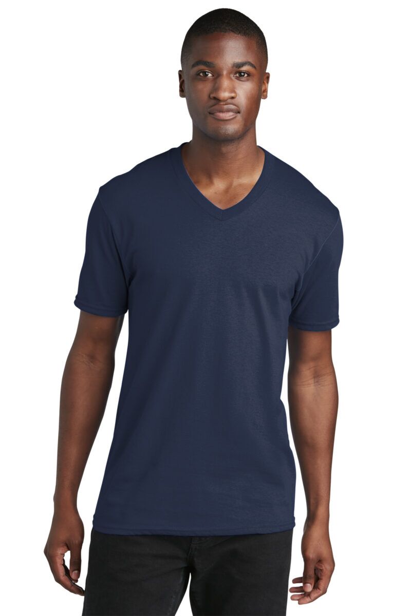 Port & Company® Core Cotton V-Neck Tee