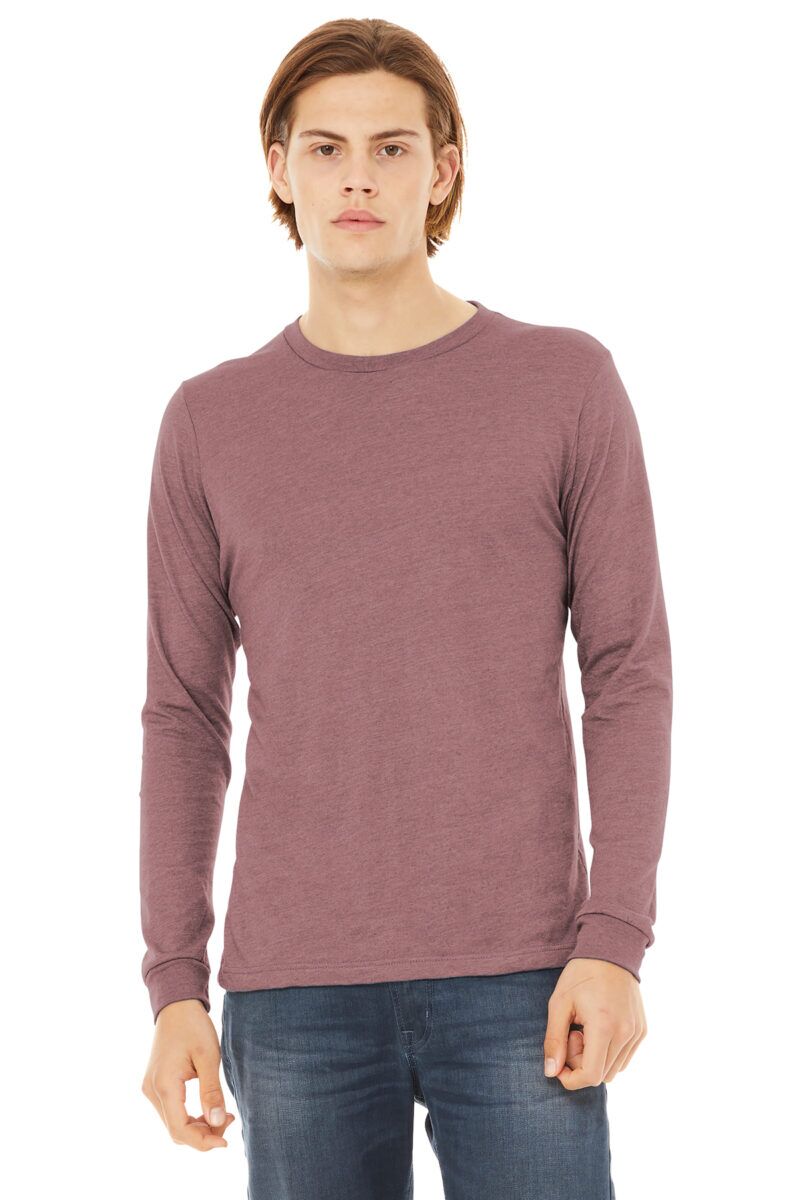 BELLA+CANVAS® Unisex Heather CVC Long Sleeve Tee